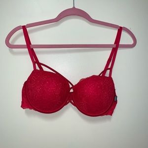 Sexy Red Victoria’s Secret PINK bra
